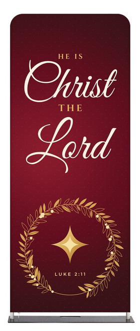 He is Christ the Lord Christmas Tension Fabric Display