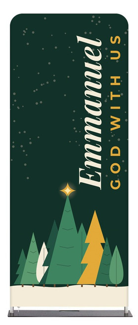 Emmanuel Christmas Tension Fabric Display