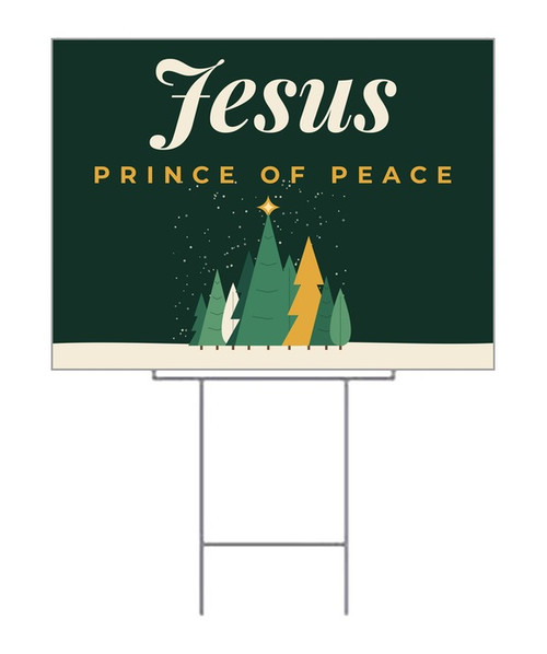 Jesus Christmas Yard Sign