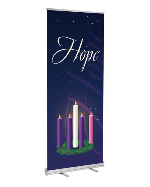 Hope Advent D2 Retractable Banner