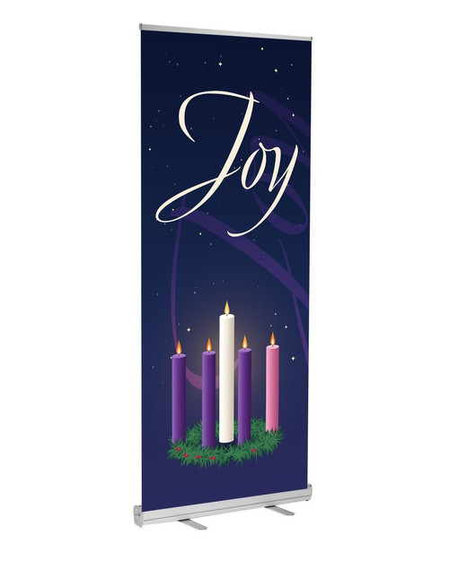 Joy Advent D2 Retractable Banner