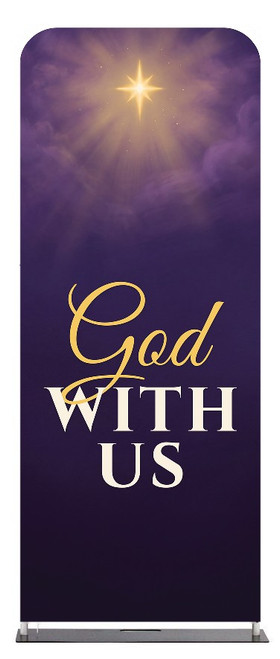 God With Us Advent Tension Fabric Display
