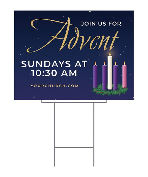 Advent Sundays Advent Yard Sign