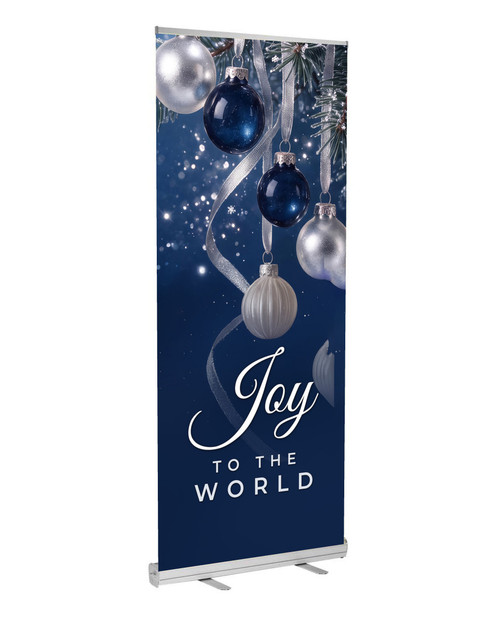 Joy to the World Christmas D2 Retractable Banner