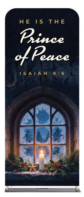 Prince of Peace Christmas Tension Fabric Display