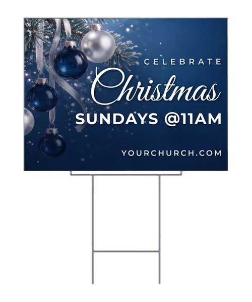 Celebrate Christmas Christmas Yard Sign