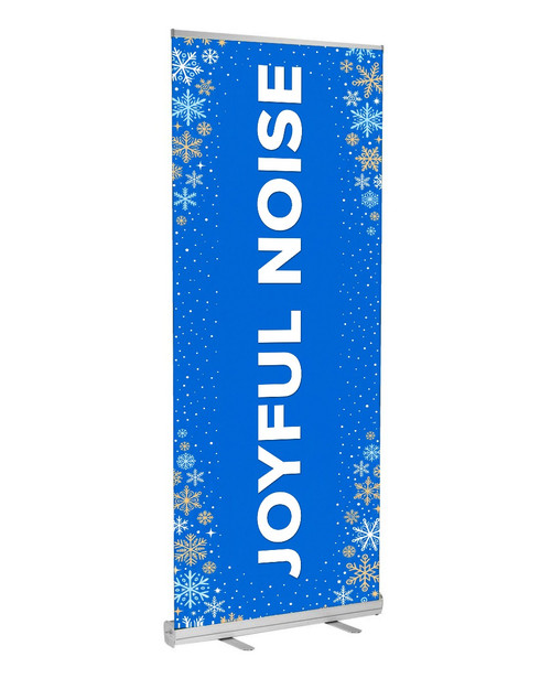 Joyful Noise Winter D2 Retractable Banner