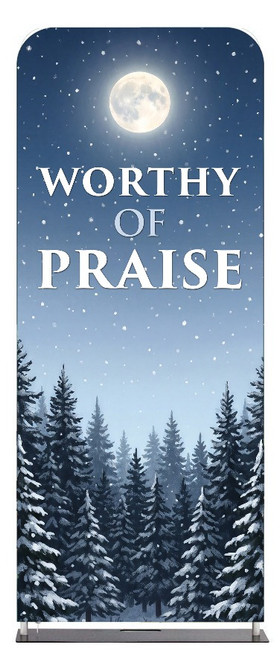 Worthy of Praise Winter Tension Fabric Display