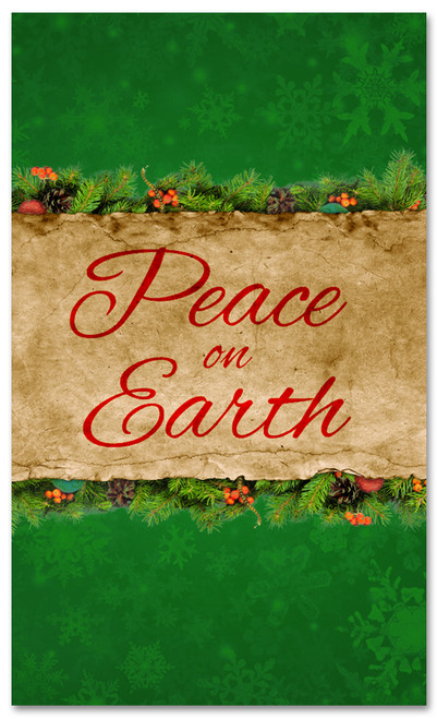 CB043 Peace on Earth xw - ChurchBanners.com