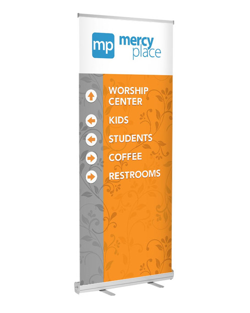 indoor retractable banner