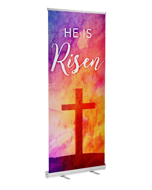 retractable indoor banner Easter