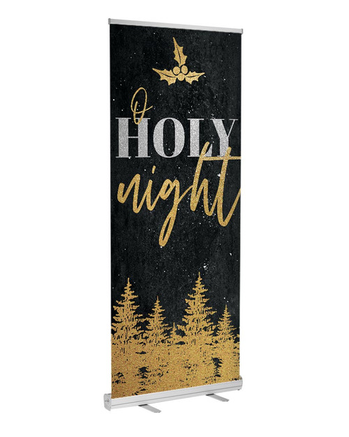 retractable indoor banner christmas