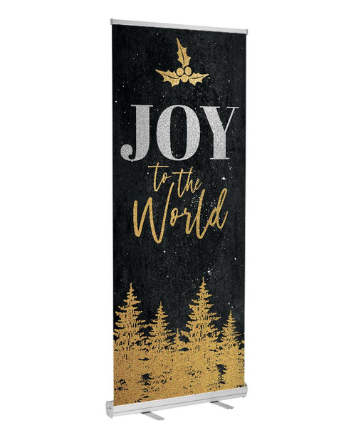 retractable indoor banner christmas