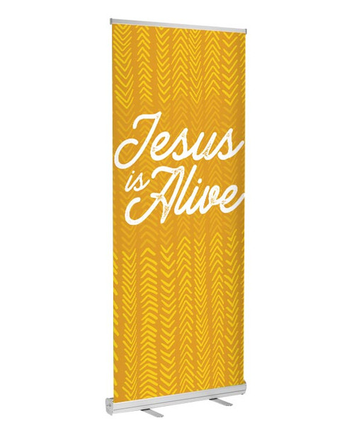 retractable indoor banner Easter