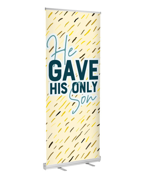 retractable indoor banner Easter