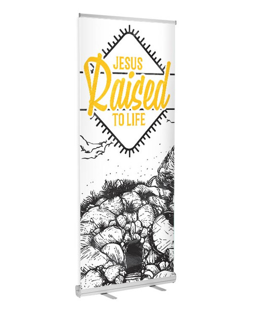 retractable indoor banner easter