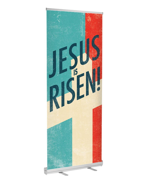 retractable indoor banner easter