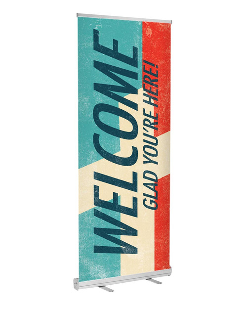 retractable indoor banner easter