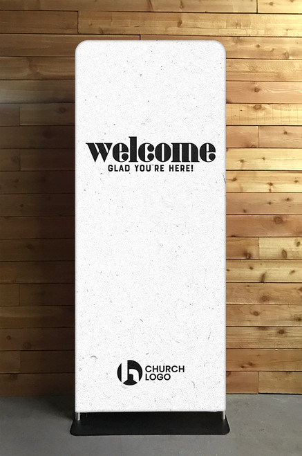 Tension Fabric Display - Welcome - Style 27