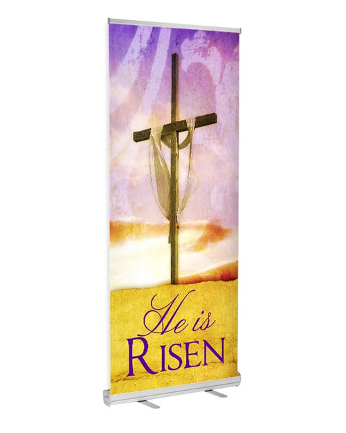 retractable indoor banner easter