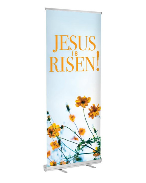 retractable indoor banner Easter