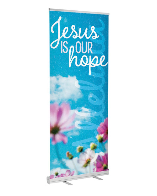 retractable indoor banner Easter