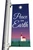 Peace on Earth Christmas Light Pole Banner