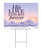 His Love Endures Forever Winter Yard Sign
