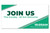 Join Us outdoor welcome banner - Angled Corners