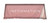 Information Blush table throw: blush pink with a gold line