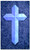 Etched Cross - Blue