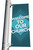 Welcome - Light Pole Banner - Pattern Design 1 Teal