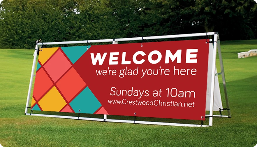 A-Frame Banner Displays