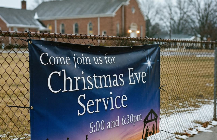 Outdoor Christmas Banners