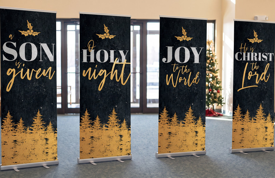 Christmas Retractable Banners