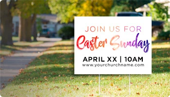 Church Yard Signs