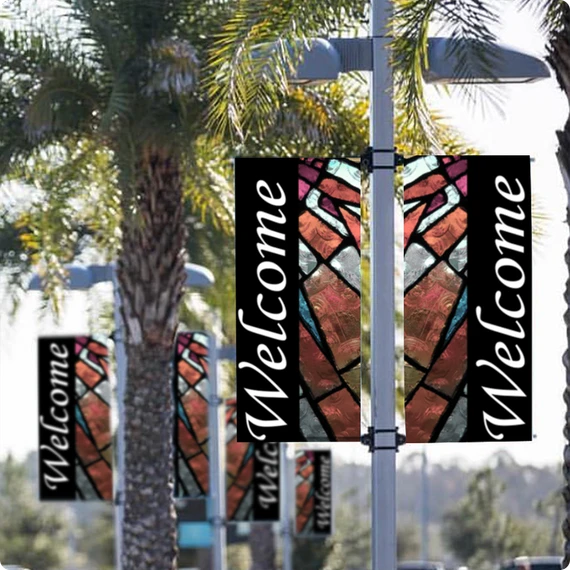 Welcome Light Pole Banners