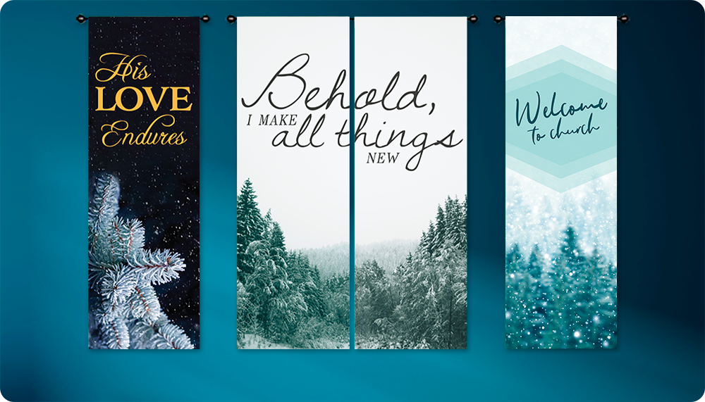 Winter Indoor Banners