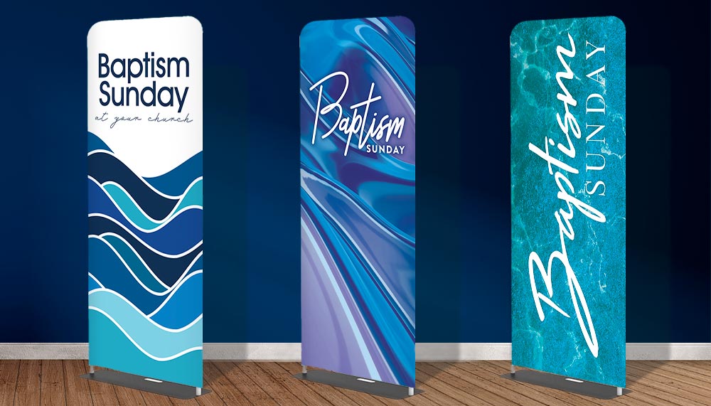 Baptism Tension Banners