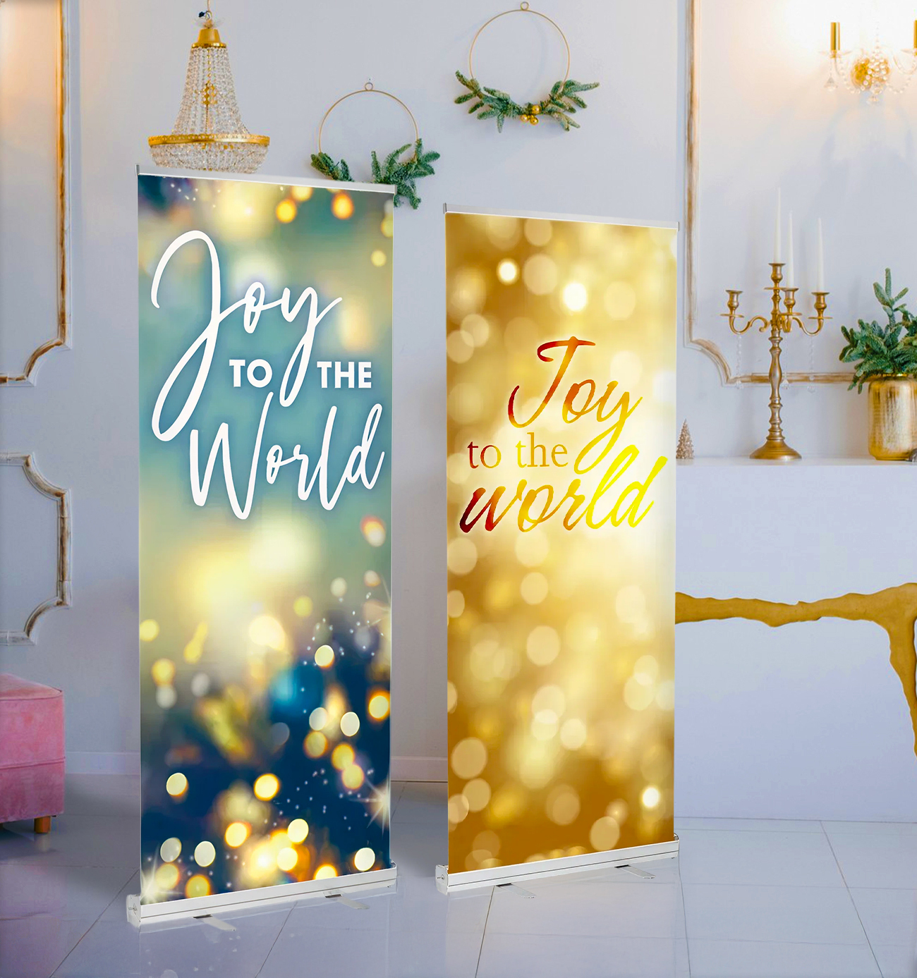 church banners navigation image block