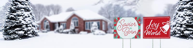 Christmas signs for your lawn