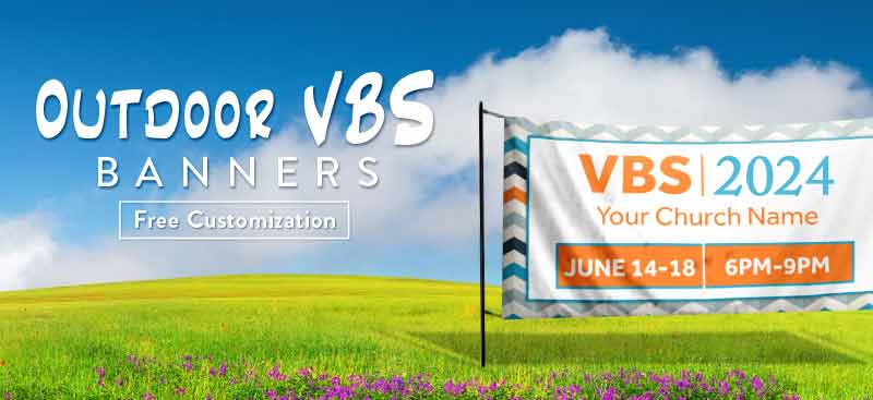 outdoor vinyl banner for vbs