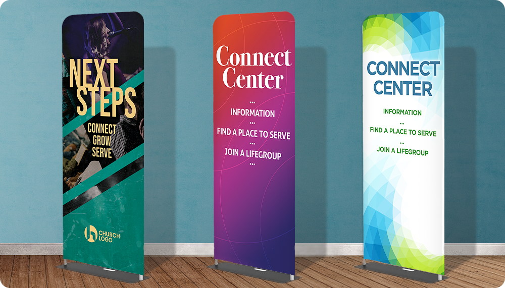 Connection Fabric Tension Displays