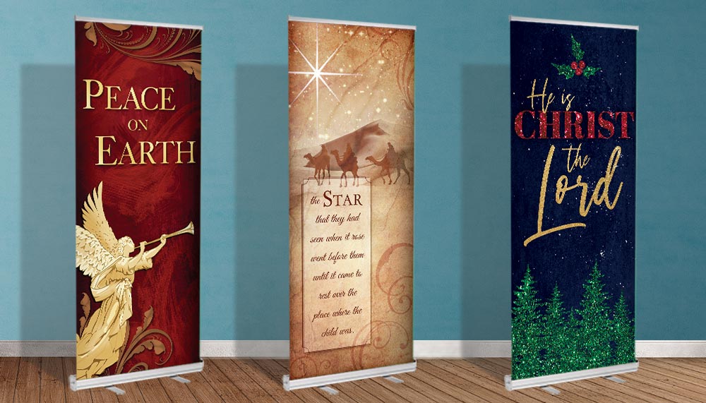 Christmas Rollup Banners