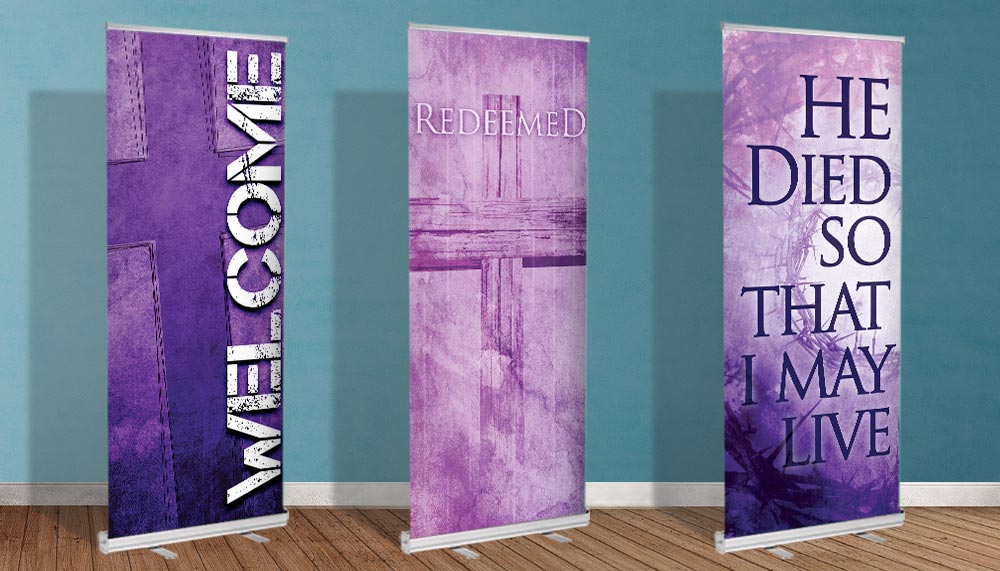 Lent Retractable Banners