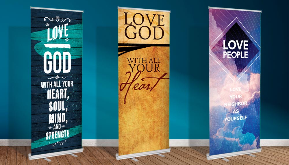 Commandment Retractable Banners