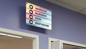 directional church signs