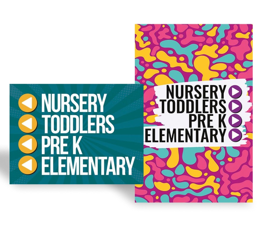 Church Banners Directional Signs