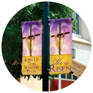 Easter Light Pole Banners