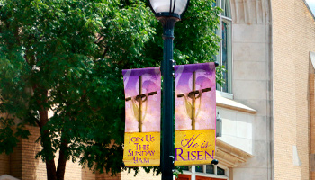 Easter Light Pole Banners